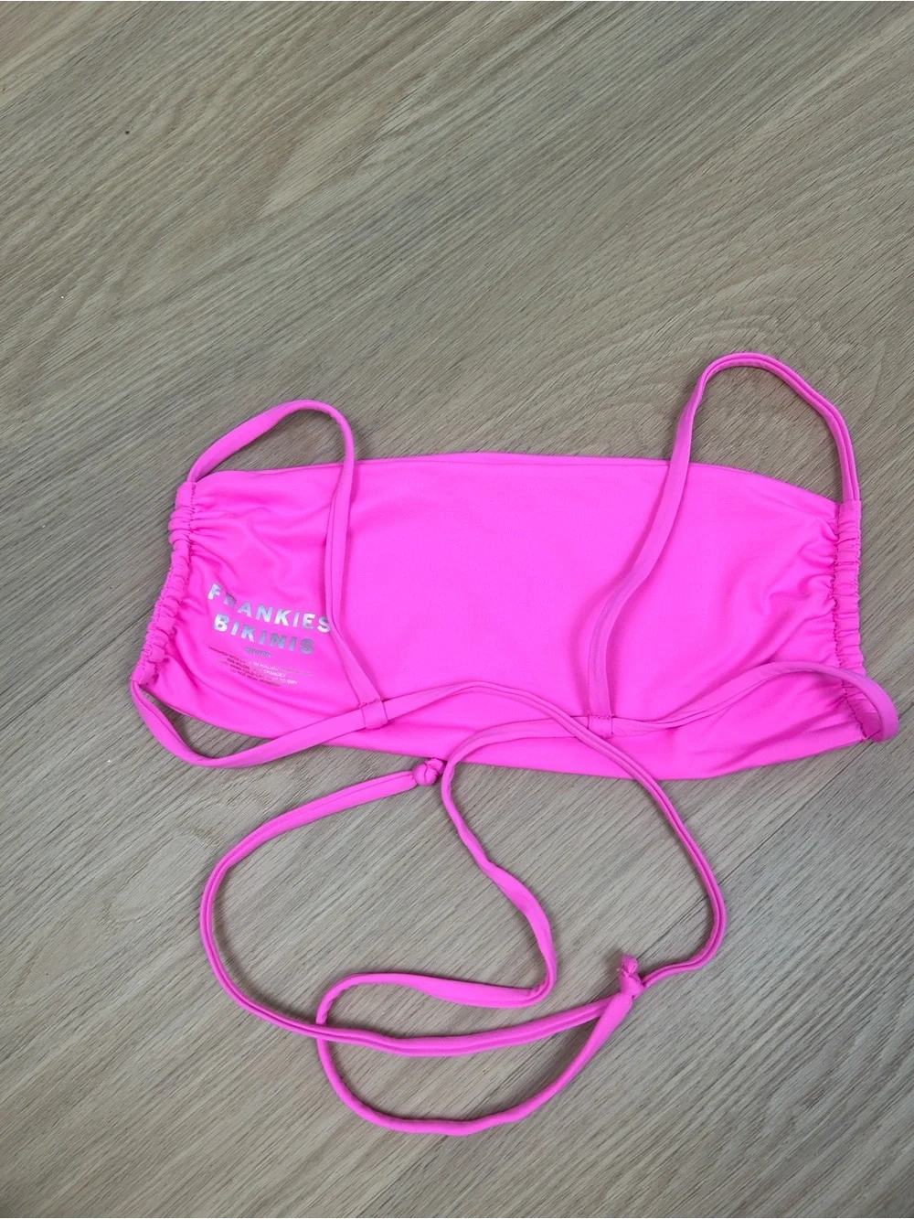 FRANKIES BIKINIS Kailyn Square-Neck Bikini Top M
